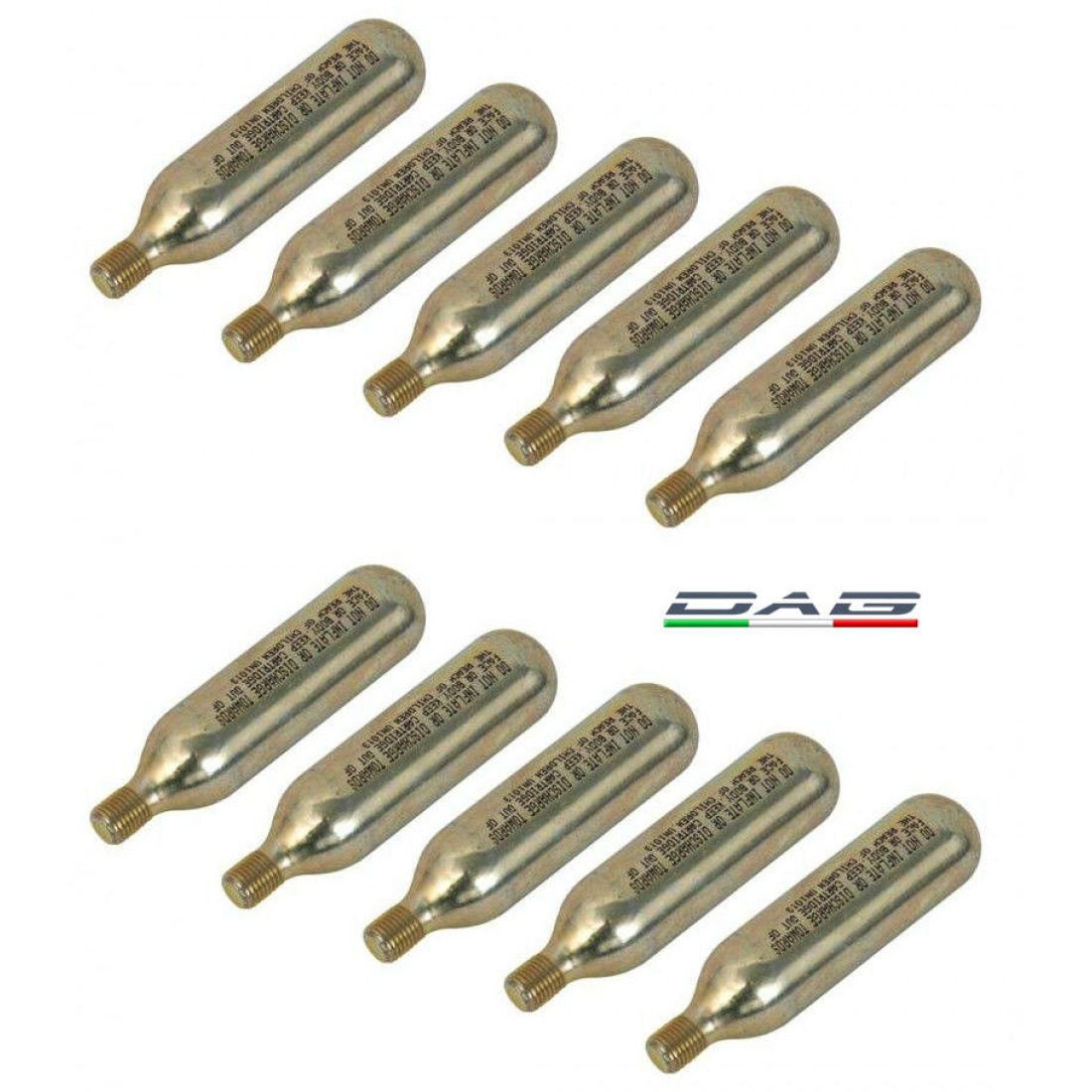 Roto 10 Bombolette CO2 16gr con Filetto